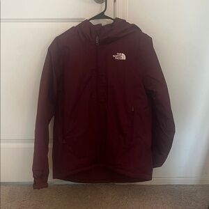 The North Face Girls Deep Red Performance Jacket